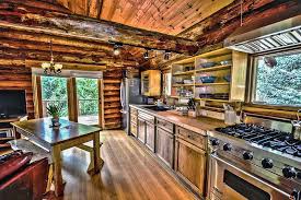 Log Cabin Kitchens Cabinets Design Ideas Log Cabin Kitchens Log Home Kitchens Modern Country Kitchens