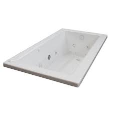Add to wish list add to compare. Universal Tubs Sapphire 6 Ft Acrylic Drop In Left Drain Rectangular Whirlpool And Air Bat The Home Depot Canada