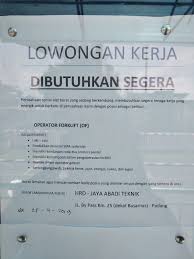 Memiliki sim b2 umum yang masih. Lowongan Kerja Operator Excavator Di Manado Lokerkarta Com
