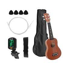 Tiki uke man yanger 🗿. Ammoon 21 Inch Colored Acoustic Soprano Ukulele Ukelele Uke Kit Basswood With Carry Bag Uke Strap Strings Picks Tuner Walmart Com Walmart Com