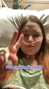 Wife Playing Video Games in Hospital