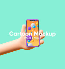 Download Cartoon Mockup Free Mockup On Behance