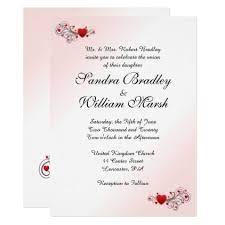Valentine Wedding Invitation Zazzle Com Valentine Wedding Invitation Romantic Wedding Invitations Pink Heart Wedding Invitations