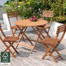 Garden Patio Furniture Set 4 Seater Acacia Wood Dining Table Chairs Outdoor Fold Outdoor Dining Set Outdoor Dining Garden Furniture