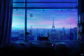 Checkout high quality anime wallpapers for android, pc & mac, laptop, smartphones, desktop and tablets with different resolutions. 5041383 Cat Sky Tokyo Tower Stars City Wallpaper Cool Wallpapers For Me