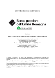 Pubblicate le decisioni dell'arbitro per le controversie finanziarie dalla numero 3968 alla numer. Documento Di Registrazione Banca Popolare Dell Emilia Romagna