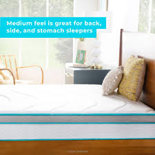 Measured it as it is suppose to be a 10 mattress after releasing it the mattress was 8. 36 Mo Finance Linenspa 10 Inch Memory Foam And Innerspring Hybrid Abunda