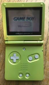 Rare Lime Green Color Nintendo Game Boy Advance Sp And 1 Game Nintendo Game Boy Advance Game Boy Advance Sp Gameboy Advance Sp