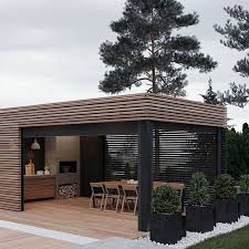 20 Awesome Wooden Gazebo Ideas For Shelter And Rest Comfortable Moment With Family Designid Modern Outdoor Patio Modern Outdoor Kitchen Outdoor Patio Designs