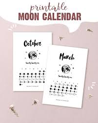 Pin On Moon Phases Calendar