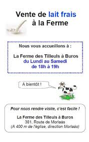 La ferme de l'ill de sausheim c'est : Vente De Lait A La Ferme Des Tilleuls A Buros Home Facebook