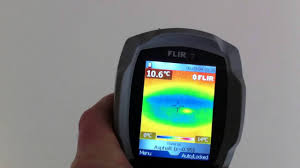 BPI Thermal imaging detects water leak - YouTube