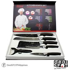 Maybe you would like to learn more about one of these? Bass 6 Piece Stainless Steel Kitchen Knife Set Dealspot Philippines