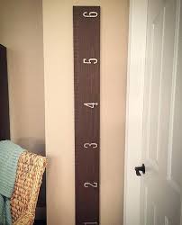 Wooden Ruler Growth Chart