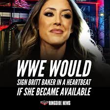 Could you see #BrittBaker making the jump to WWE, or is she AEW for life?  https://www.ringsidenews.com/2025/01/23/wwe-would-sign-britt-baker-in-a-heartbeat-if-she-became-available/