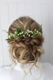 20 Hairstyles For Your Rustic Wedding With Images Floral Wedding Hair Wedding Headpiece Wedding Hair Inspiration