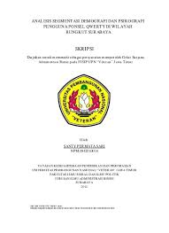 Pembagian kedua yaitu berdasarkan pembagian keberadaan sosial seperti misalnya jenis kelamin, usia, serta. Top Pdf Segmentasi Pasar Dan Analisis Demografi 123dok Com