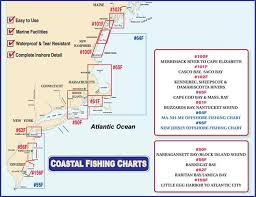 Waterproof New England Coastal Fishing Charts At Bearsden Com