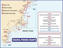 waterproof new england coastal fishing charts at bearsden com