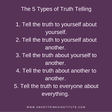 Are You Telling The 5 Types Of Truth?