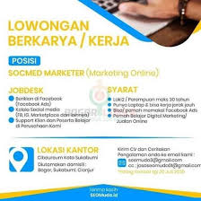 Bersedia bekerja di luar kantor dan/atau di luar jam kantorapabila. Lowongan Kerja Loker Terbaru Di Sukabumi Kota Atmago
