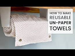 I've been using my unpaper towels all week long, and i love them! Diy Reusable Un Paper Towels Youtube