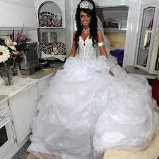 Made to order, 32 colors + all sizes, 1000+ styles. Luxus Grosse Fett 2016 Neue Schatz Weisser Organza Spitze Ballkleid Gypsy Brautkleid Brautkleid Vestido De Noiva Robe De Mariage Gowns China Dresses Halloweendresses At Aliexpress