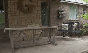 Diy round farmhouse dining table free plans. 17 Homemade Outdoor Dining Table Plans You Can Diy Easily