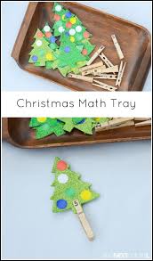 Christmas Counting Fine Motor Math Activity Christmas Kindergarten Christmas Learning Christmas Math Activities