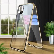 Installing nillkin camshield pro case onto iphone 12 pro max 6.7. Magnetic Metal Double Side Glass Phone Cover For Iphone 11 Pro 11 11promax 12 12mini 12pro Max Case With Camera Protector Sale Price Reviews Gearbest