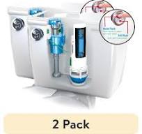 Danco HydroRight Toilet Repair Kit with Dual Flush Valve Push Button Handle, 1.9 lbs, Blue, New (HYR460)