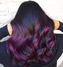 Rich Violet Balayage Hair Hair Color Plum Plum Hair Hair Color Mahogany