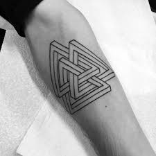 See more ideas about tattoos, triangle tattoos, cool tattoos. 60 Penrose Triangle Tattoo Designs For Men Impossible Tribar Ideas
