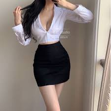 sweet Office Lady Sexy Ol White Shirt V Neck Busty Fairy Clothes Women  Elegant Long Sleeve Blouse White Korean Hot Top 83JZ 