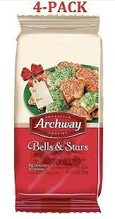 Fruit and honey bar archway 1 cookie 160 calories 28 grams carbs 5 grams fat 2 grams protein. Archway Cookies Bells And Stars 4 Pack Holiday Cookies 2020 Nib Quick Ship Ebay