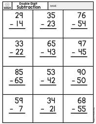 Some of the worksheets displayed are subtraction, double digit subtraction regrouping work, subtraction work 2 digit minus 2 digit subtraction, subtracting 2 digit numbers no regrouping, christmas addition. Double Digit Subtraction Superstar Worksheets