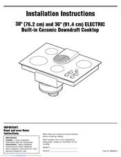 pure 36 inch smoothtop electric cooktop