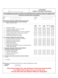 Maybe you would like to learn more about one of these? Form Survey Kepuasan Pelanggan