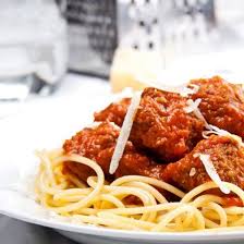 Spaghetti Aux Boulettes Et A La Sauce Tomate Recette Boulette Sauce Tomate Recettes De Cuisine