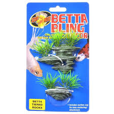 Zoo Med Betta Bling Betta Tiered Rocks Zoo Med Betta Fish Tank Plants
