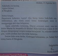 Contoh surat pribadi setengah resmi untuk mengundurkan diri. View 19 Contoh Surat Pribadi Pendek Untuk Sahabat Brainly Silk Rai