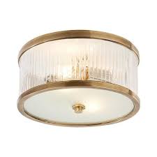 Randolph Flush Mount Small Hand Rubbed Antique Brass Visual Comfort Lighting Flush Mount Ceiling Lights Visual Comfort
