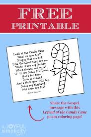 Awesome gift to hand to your servers, cashiers, librarian or anyone you come in contact with! Free Printable Legend Of The Candy Cane Poem Coloring Page Candy Candycanepoem Cane Co Preschool Christmas Candy Cane Poem Christmas Sunday School
