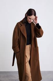 Abrigo Cruzado Cinturon De Zara Wrap Coat Street Style Belted Coat Outfit Coat