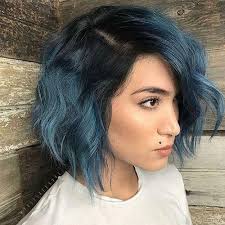 Best ombre short hair winter 2020 source. Short Hairstyless Com Blue Ombre Short Hair Texturedbob Blue Ombre Hair Short Ombre Hair Short Blue Hair