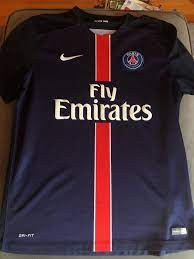 Mbappe psg champions league jersey small. Nike Authentic Psg Jersey Basically New Soccer Apparel Jerseys