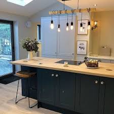 Image Result For Howdens Fairford Midnight Howdens Kitchens Open Plan Kitchen Living Room Kitchen Bookshelf