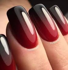 Black And Red Nail Art Ideas New Nails Colors Red Black 41 Ideas Nail Art Ombre Ombre Nail Art Designs Fall Nail Designs