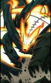Nine Tails Chakra Mode Kyuubi Kurama Bijuu Tailed Beast Nine Tails Naruto Naruto Kakashi Akatsuki