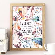 Heftumschläge heftschoner dina4 dina5 gebraucht. Wo Immer Wir Zusammen Sind Kunstdruck Din A4 Ein Romantischer Spruch Mit Einen Schonen Bild Im Boho Kunstdruck Schone Spruche Geburtstag Romantische Spruche